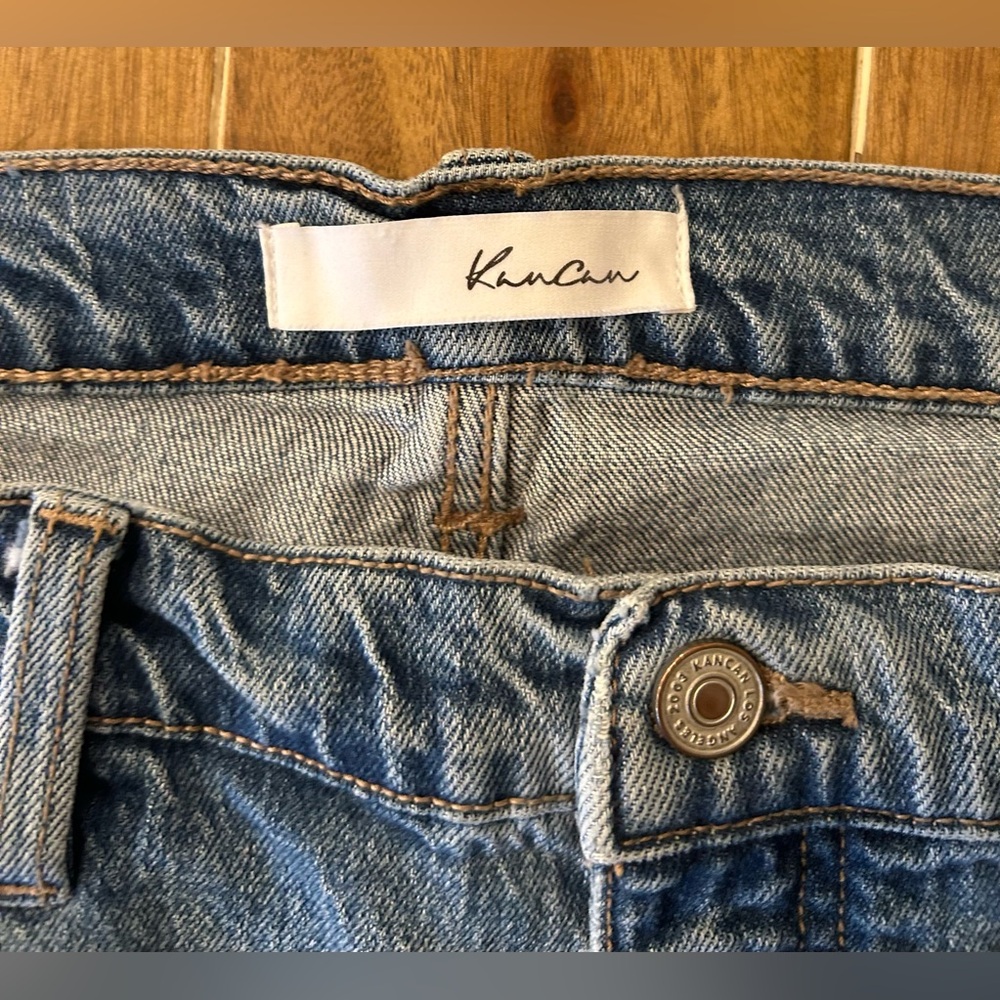 KanCan Women Relaxed Fit Light Wash Jeans Size 15/31 KC9271M Blue Distressed - Picture 5 of 6
